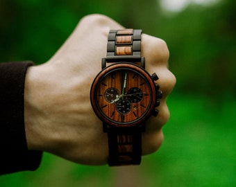 Wood watch men,Wooden watch,Husband gift,Wood watch,Mens watch,Personalized watch,Engraved watch,Personalized gift,Watches for men