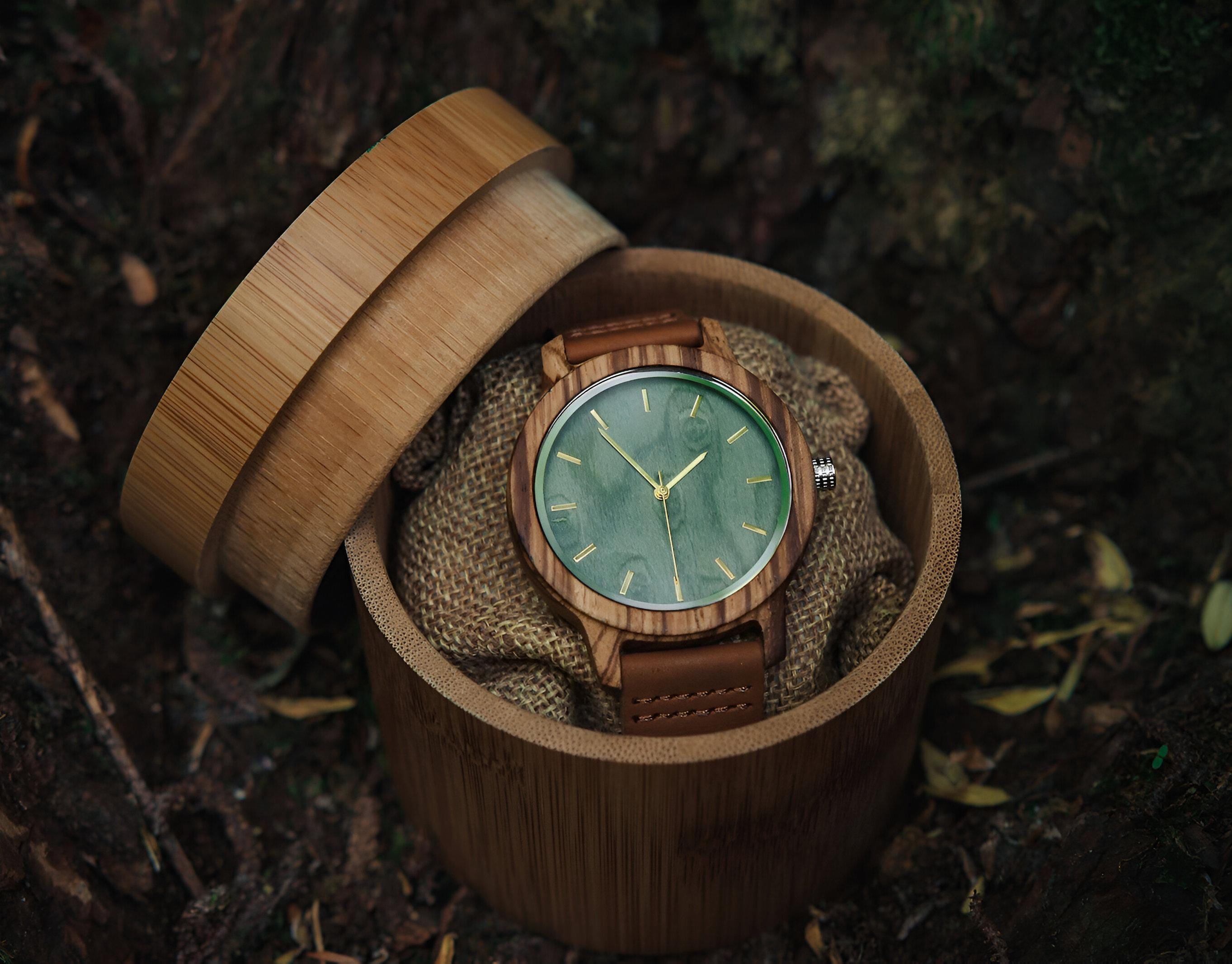 Mens wooden watch waterproof online