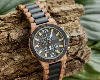 Bruidsjonkers kijken cadeau, gegraveerd houten horloge, stalknecht cadeau, gepersonaliseerd horloge, gepersonaliseerde horloge heren, horloges voor mannen, verjaardagscadeau