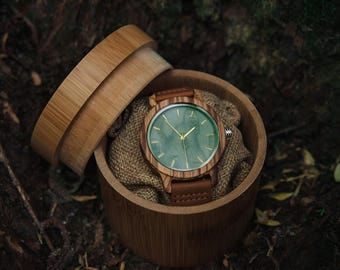 Wood watch engraved mens, Fathers day gift wood, fathers day gift from daughter, Personalized gifts for fathers day, Watch for husband gift