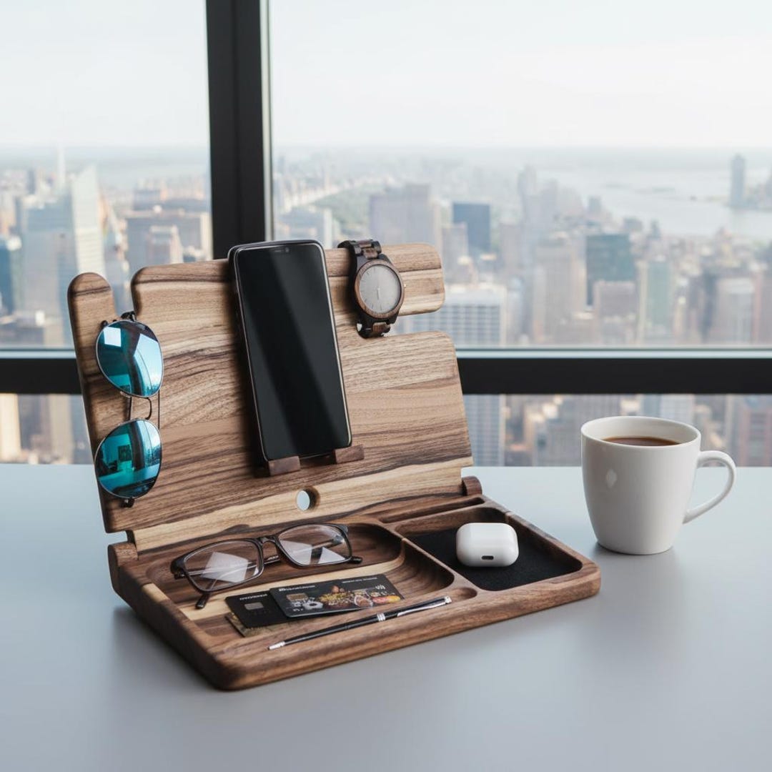 Wooden Docking Station for Men, Docking Station for Women, Docking ...