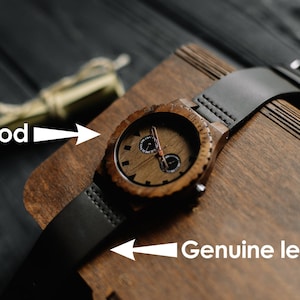 Wooden watch,Mens watch,Wood watch men,Personalized watch,Engraved watch,Wooden watches for men image 3