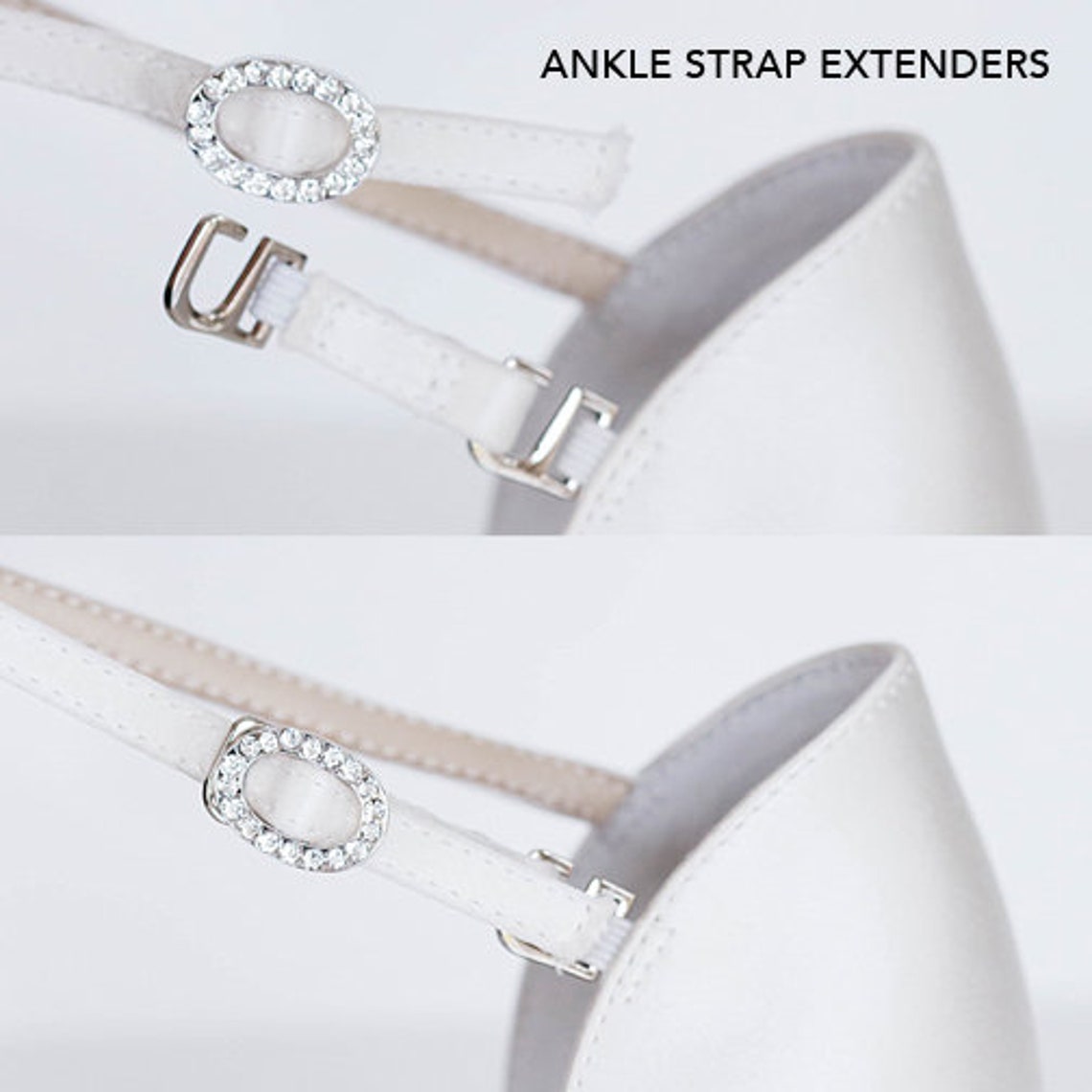 Ankle strap extender pair with hooks 1/4 Etsy