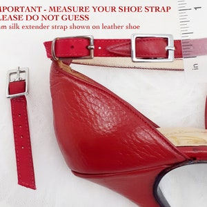 shoe ankle strap extender pair image 2