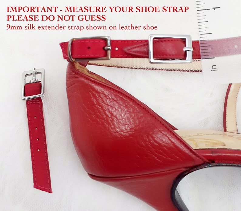 shoe ankle strap extender pair image 2