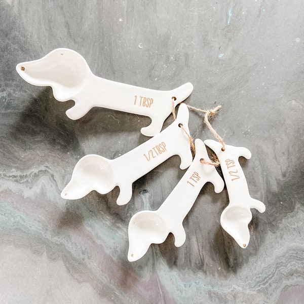 Ceramic Measuring Spoons Etsy