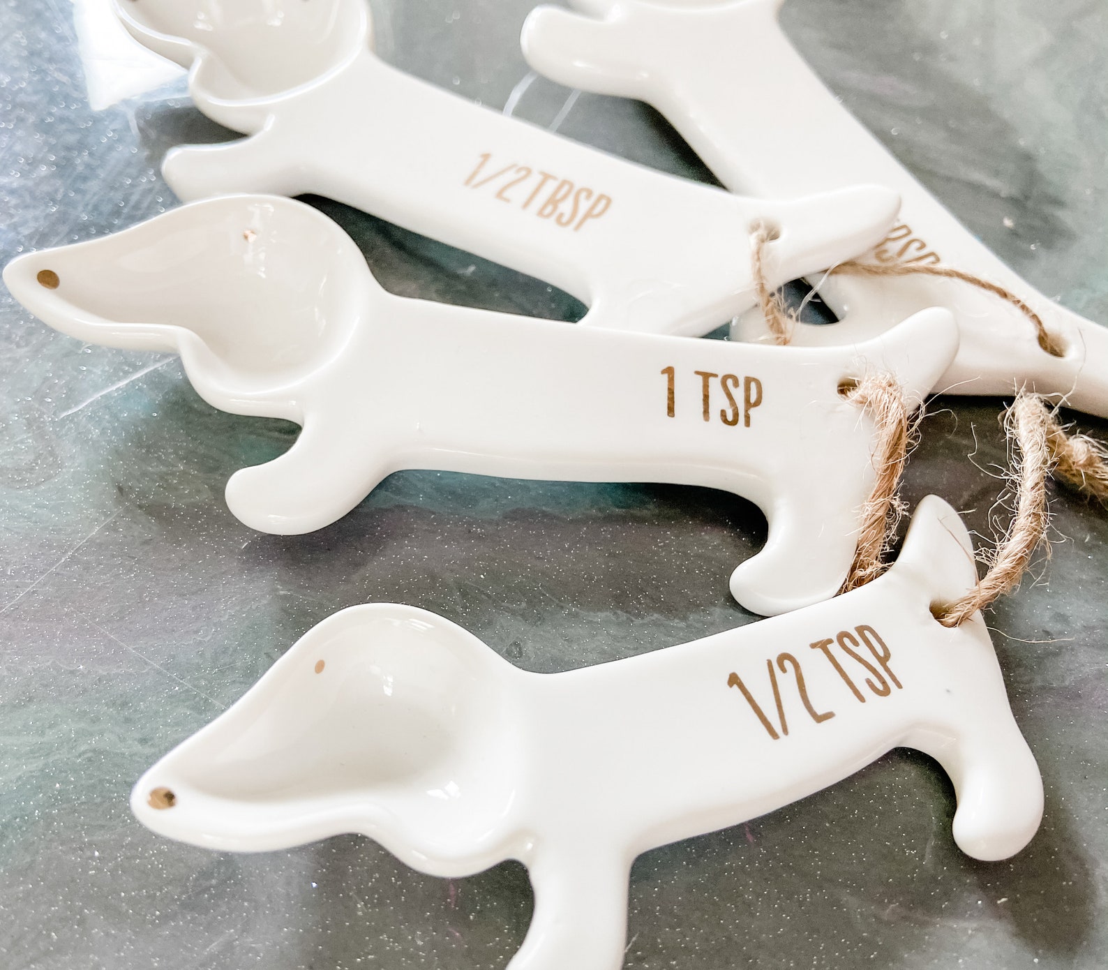Novelty Animal Ceramic Measuring Spoons Etsy