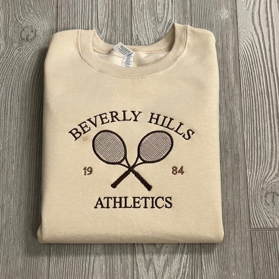 Beverly Hills Athletics Vintage Inspired Tennis Crewneck  | Etsy Canada