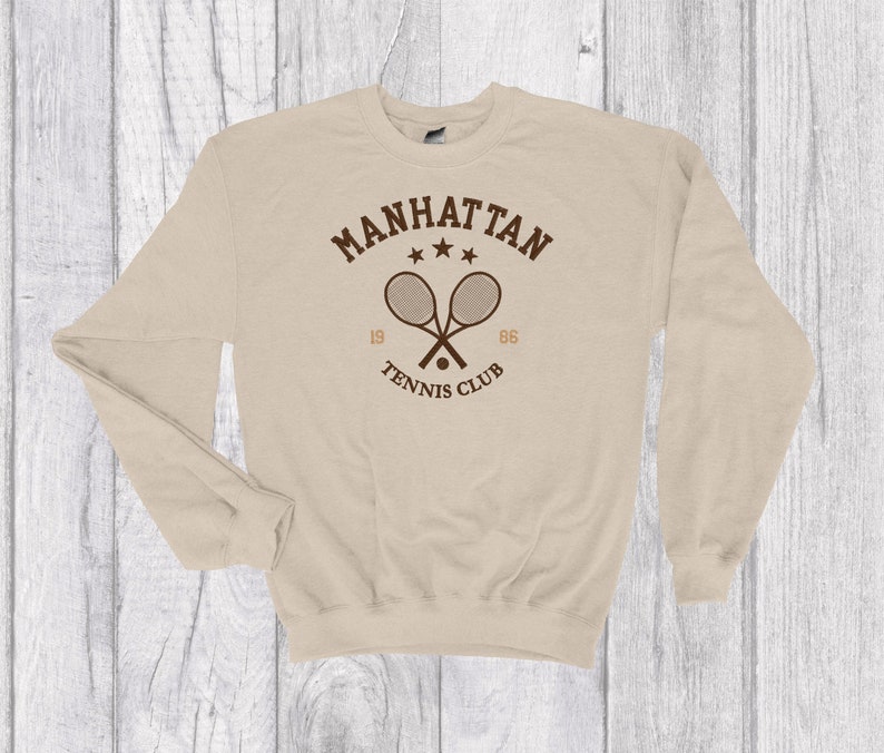 Manhattan Tennis Club Vintage Inspired 