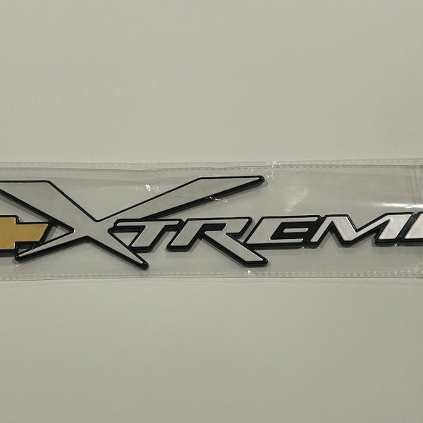 One Chevrolet S-10 Xtreme Emblem Remanufactured Chevy S10 Blazer Extreme Body Emblems