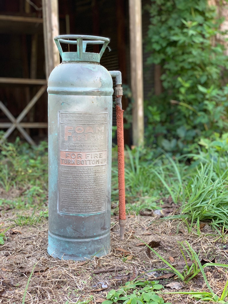 Antique Fire Extinguisher Etsy