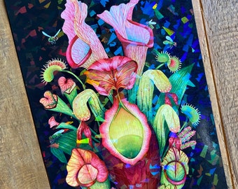 Carnivorous Plant Art - Etsy