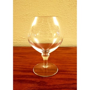 Vintage Crystal Brandy Glass Snifter Cognac Modern Large Size