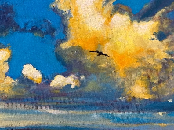 Flight - Original Oil on Canvas Painting by Award-winning