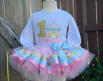 Circus Birthday Outfit | Carnival Birthday Tutu | Circus Tutu