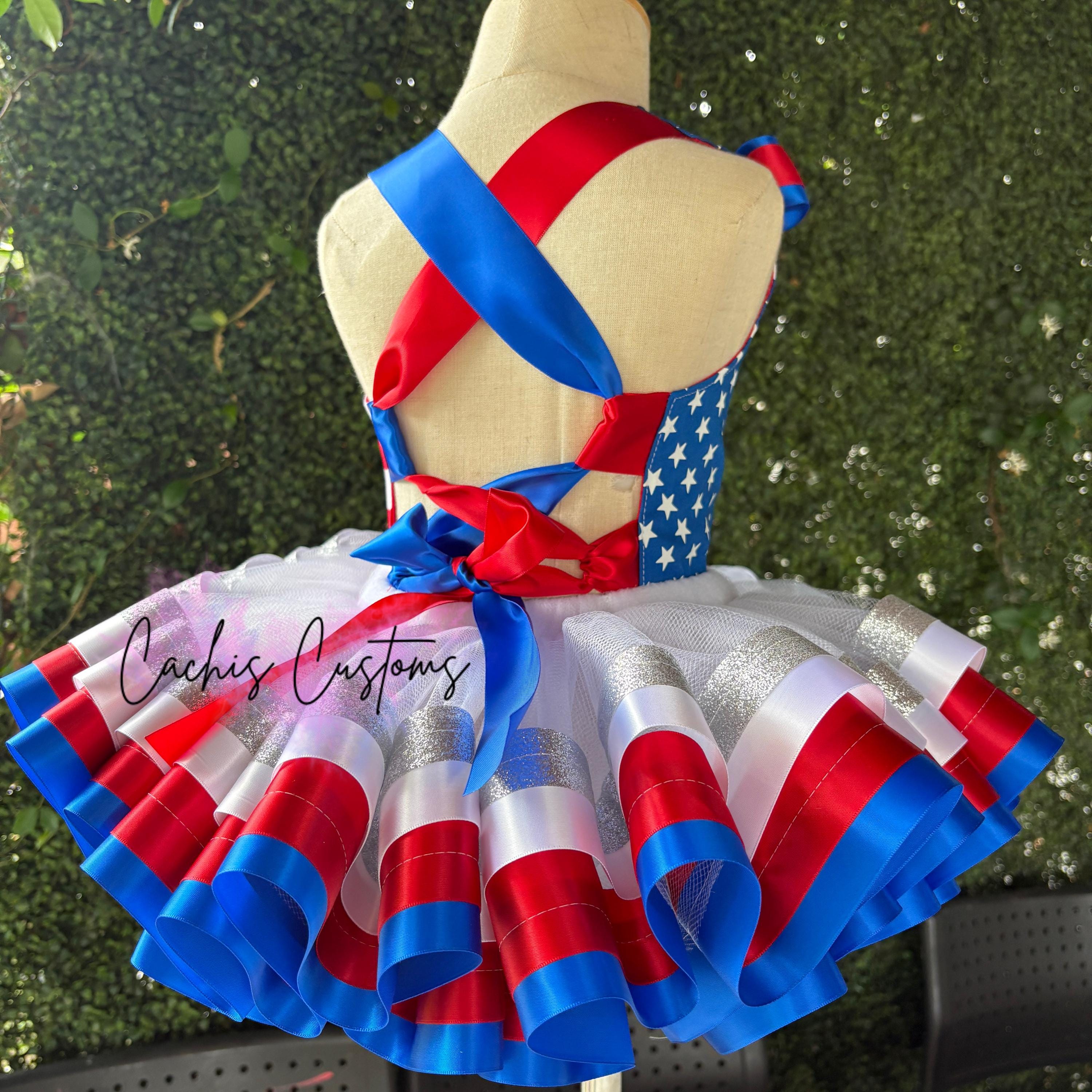 Red White Blue Pageant Dress - Etsy Red White Blue Pageant Dress - Etsy