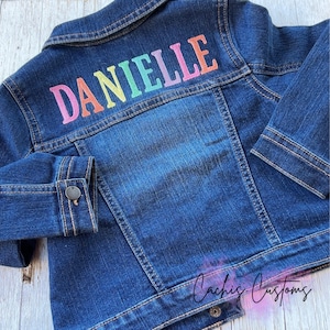 Personalized Baby Toddler Children Denim Jacket