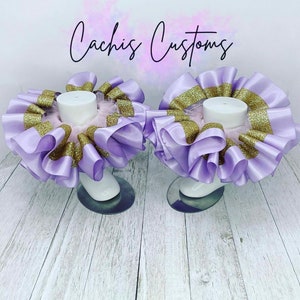 Lavender Gold Anklets | Tutu Socks