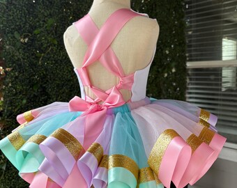Unicorn Birthday Outfit - Unicorn Tutu - Unicorn Shirt