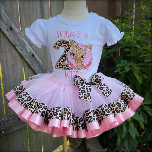 Fever Giraffe Costume Tutu Dress Adult Brown White main image 0