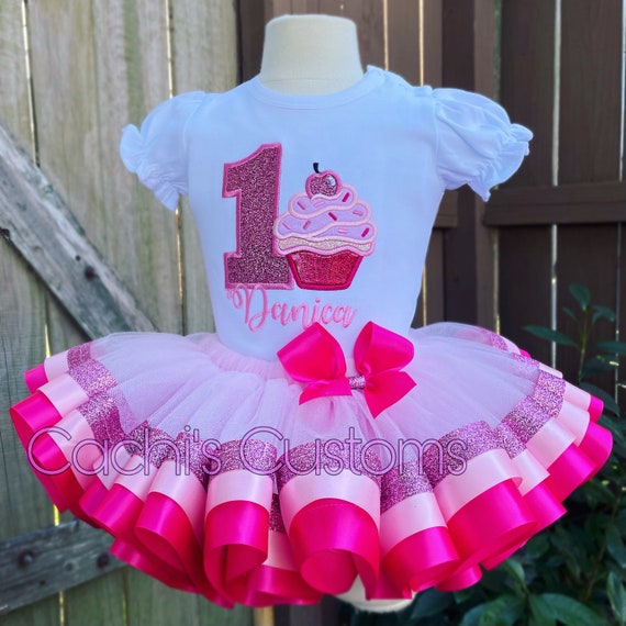 Cupcake Birthday Outfit Cupcake Birthday Tutu Etsy Canada