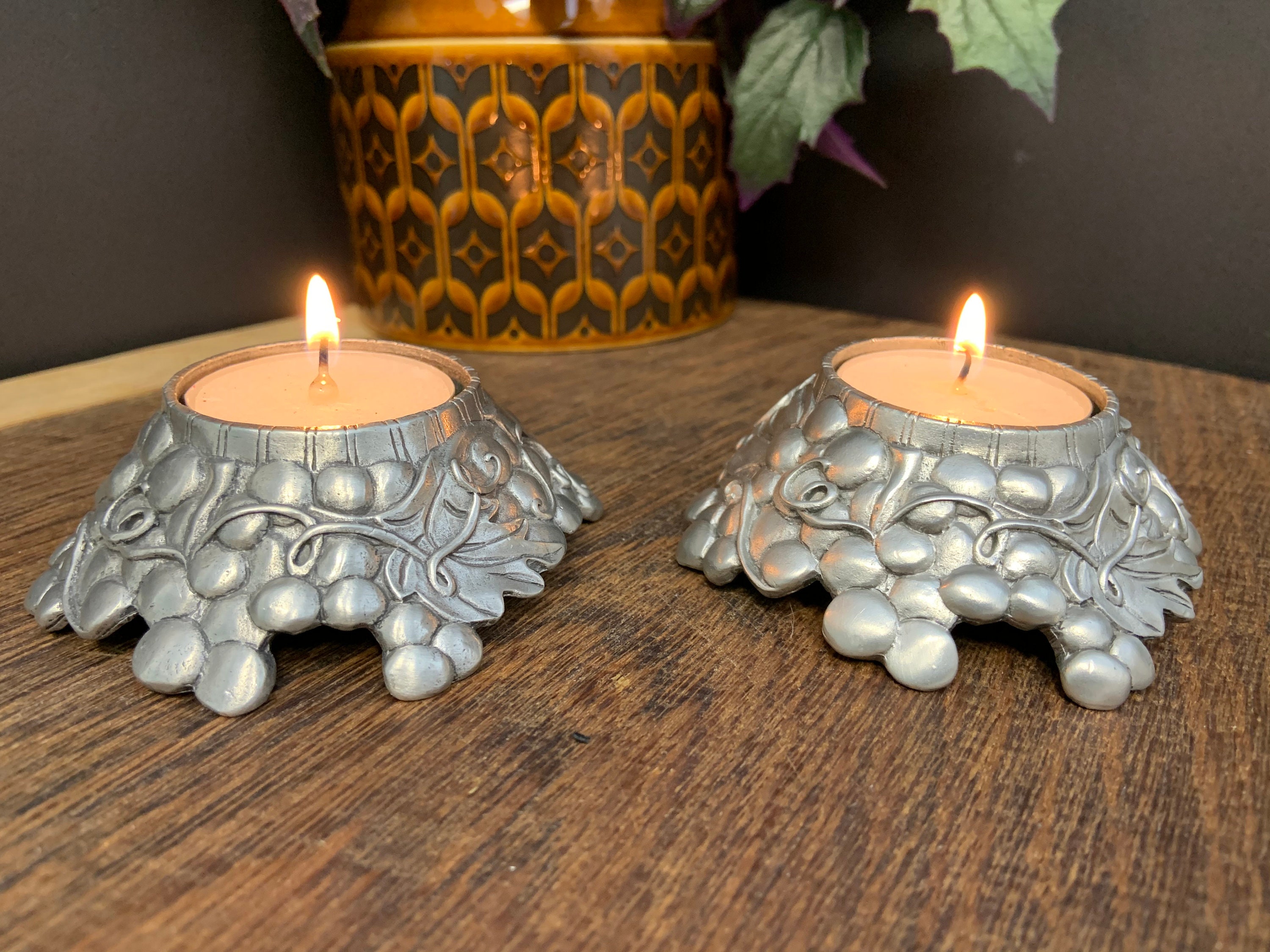 Vintage Seagull Pewter Candle Holders 2 Made in Nova Scotia Etsy