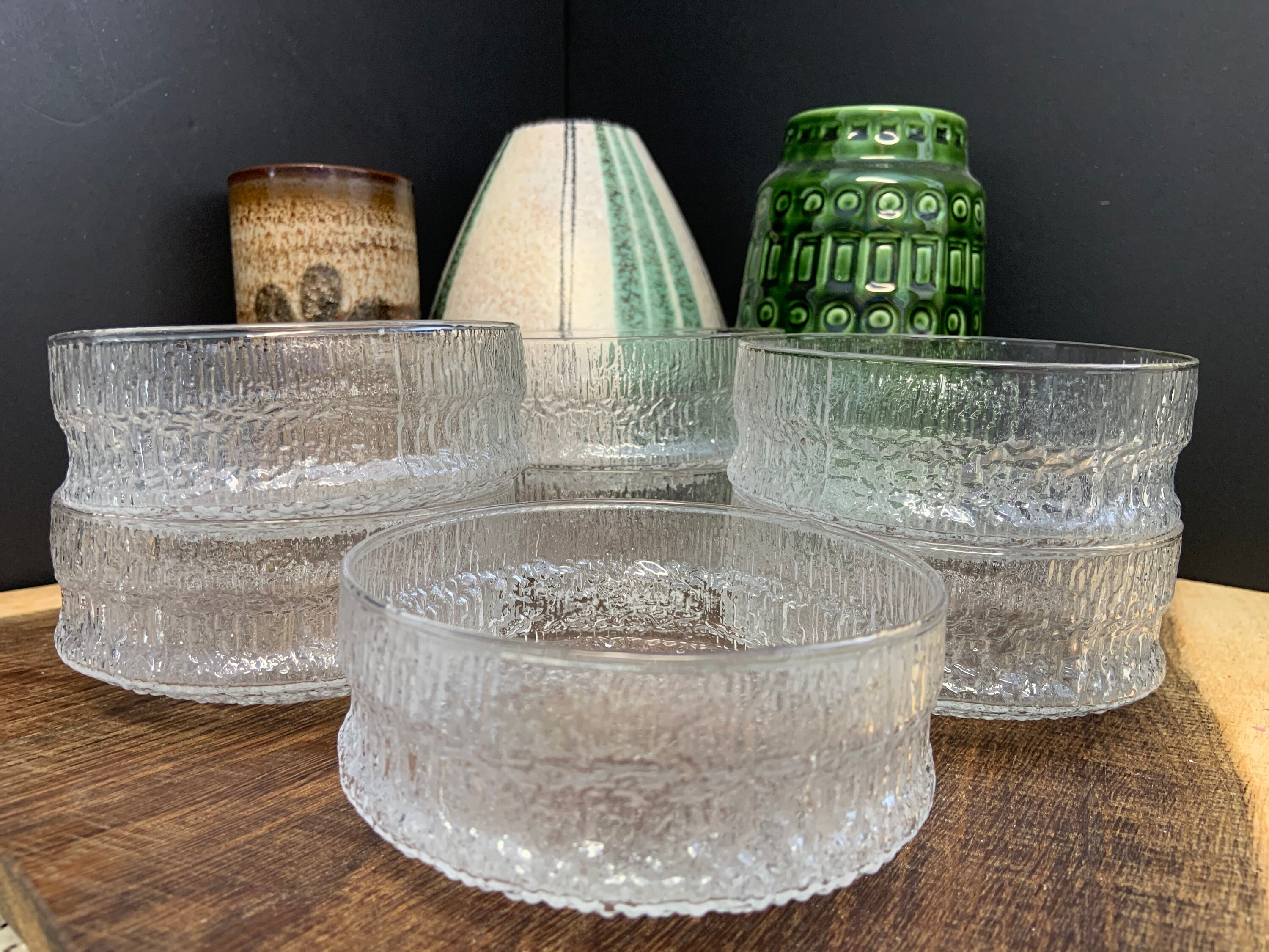 Iittala Paadar Small Bowls Fruit Salad Pebble Glass Etsy