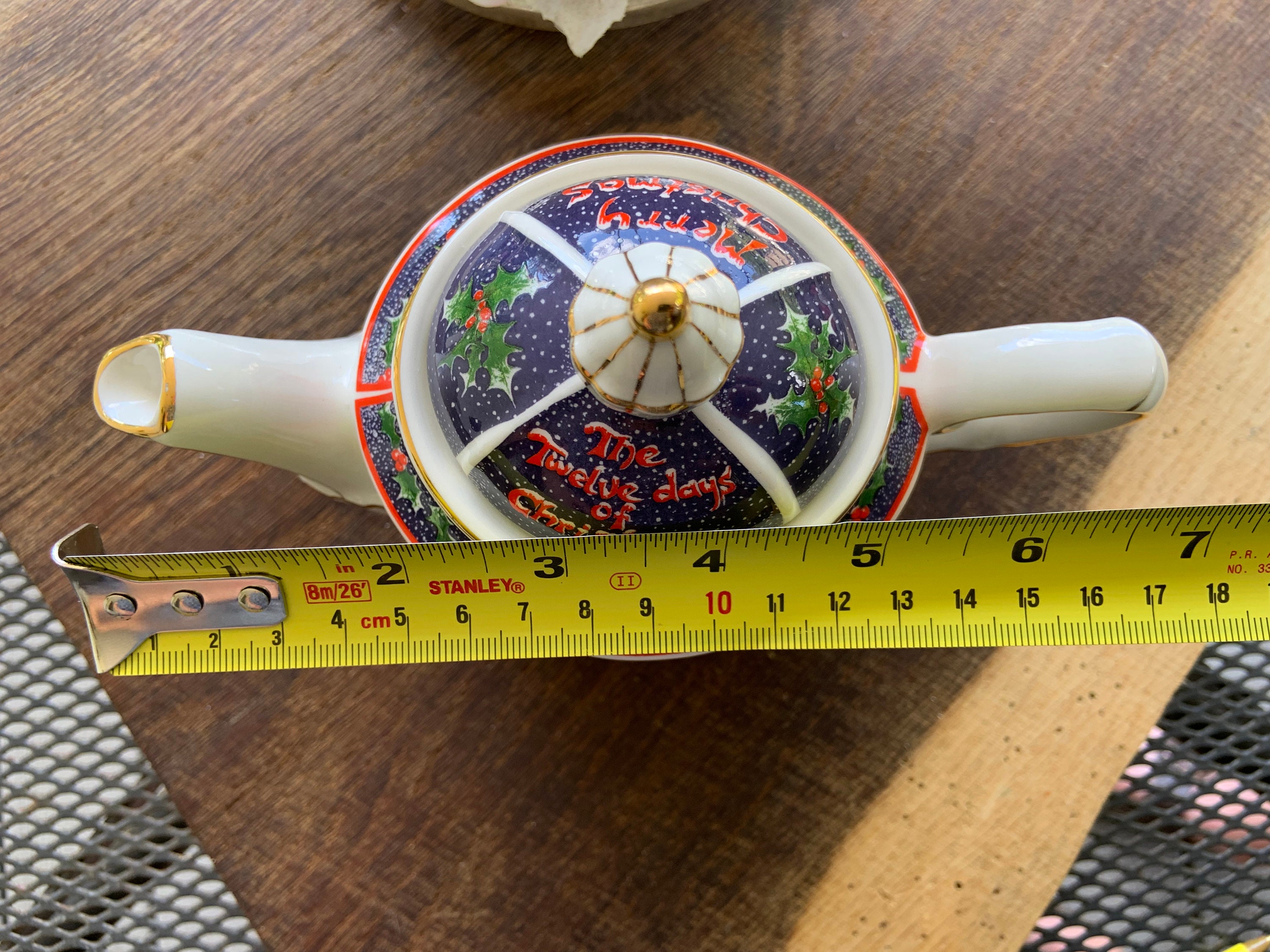 Sadler Teapot 12 Days of Christmas Made in England James Etsy