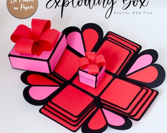 EXPLODIERENDE Box – 3D SVG | Sofortdownload | Projekt für Cricut, Scanncut, Cameo – LPPSVG