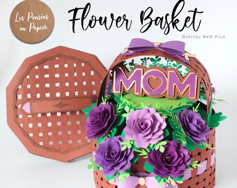 Download Basket 3d Svg Etsy