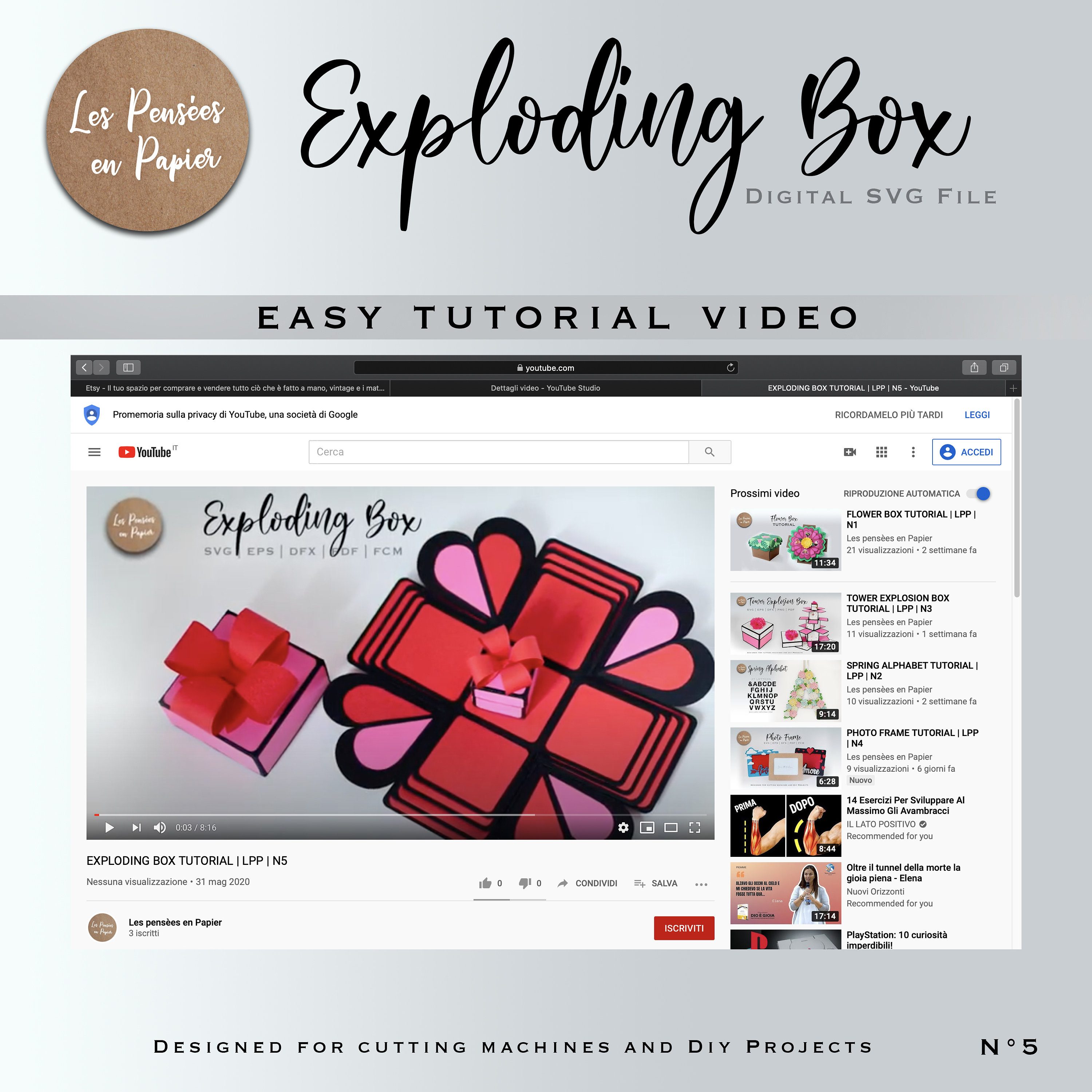 Cricut Exploding Box Tutorial
