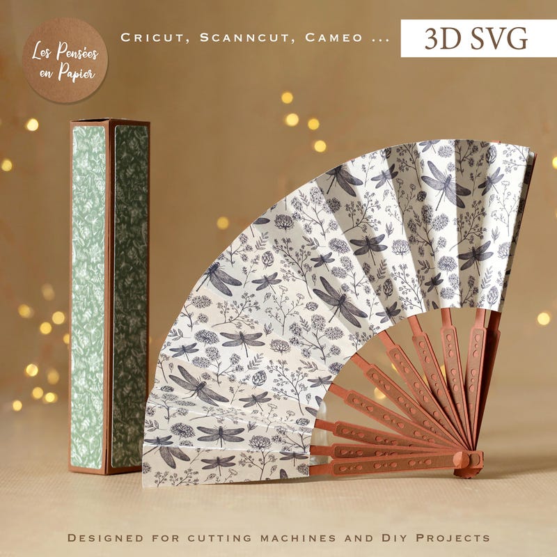 Fan Fold Card Template - Etsy