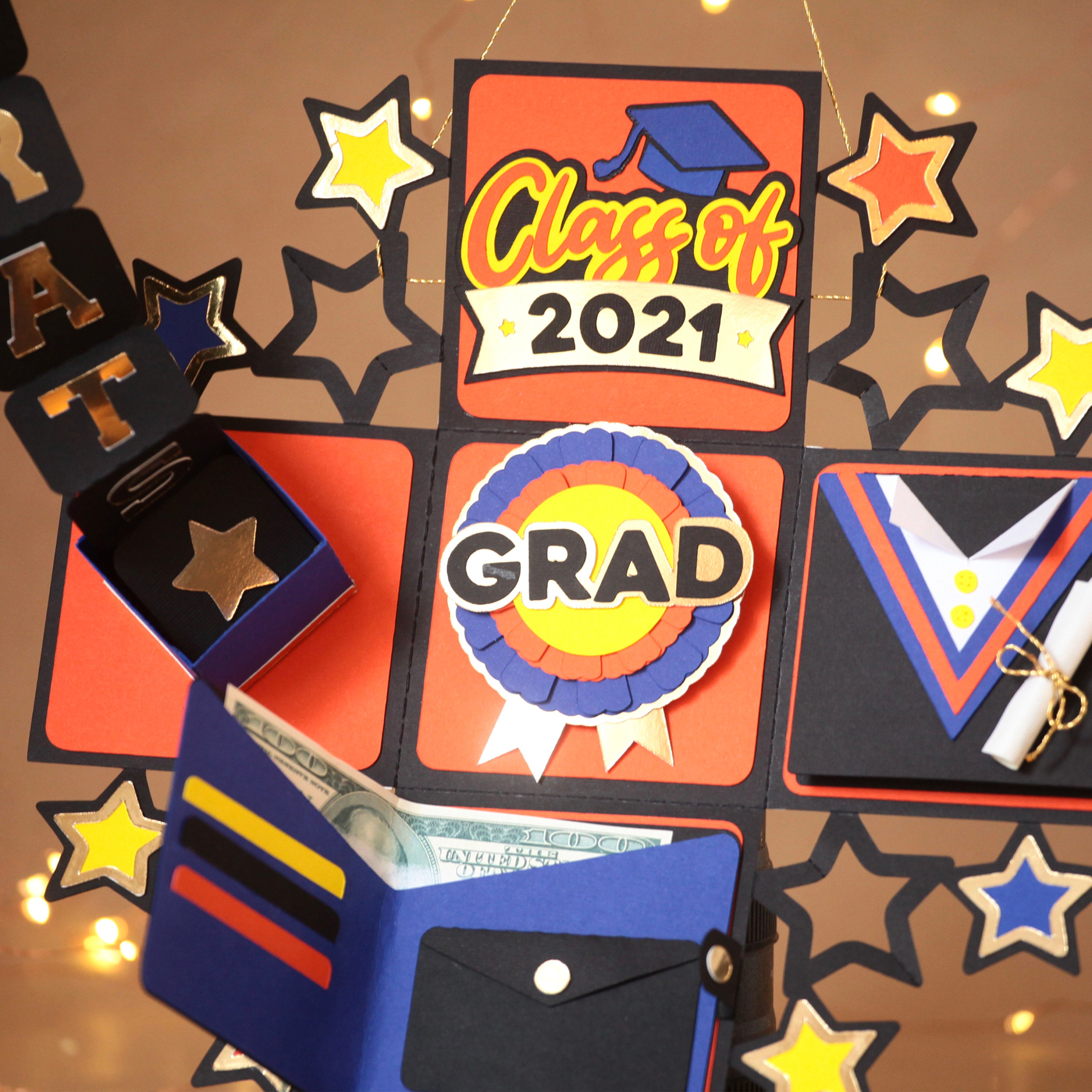 GRADUATION Exploding BOX SVG Instant Download Svg Project Etsy Finland