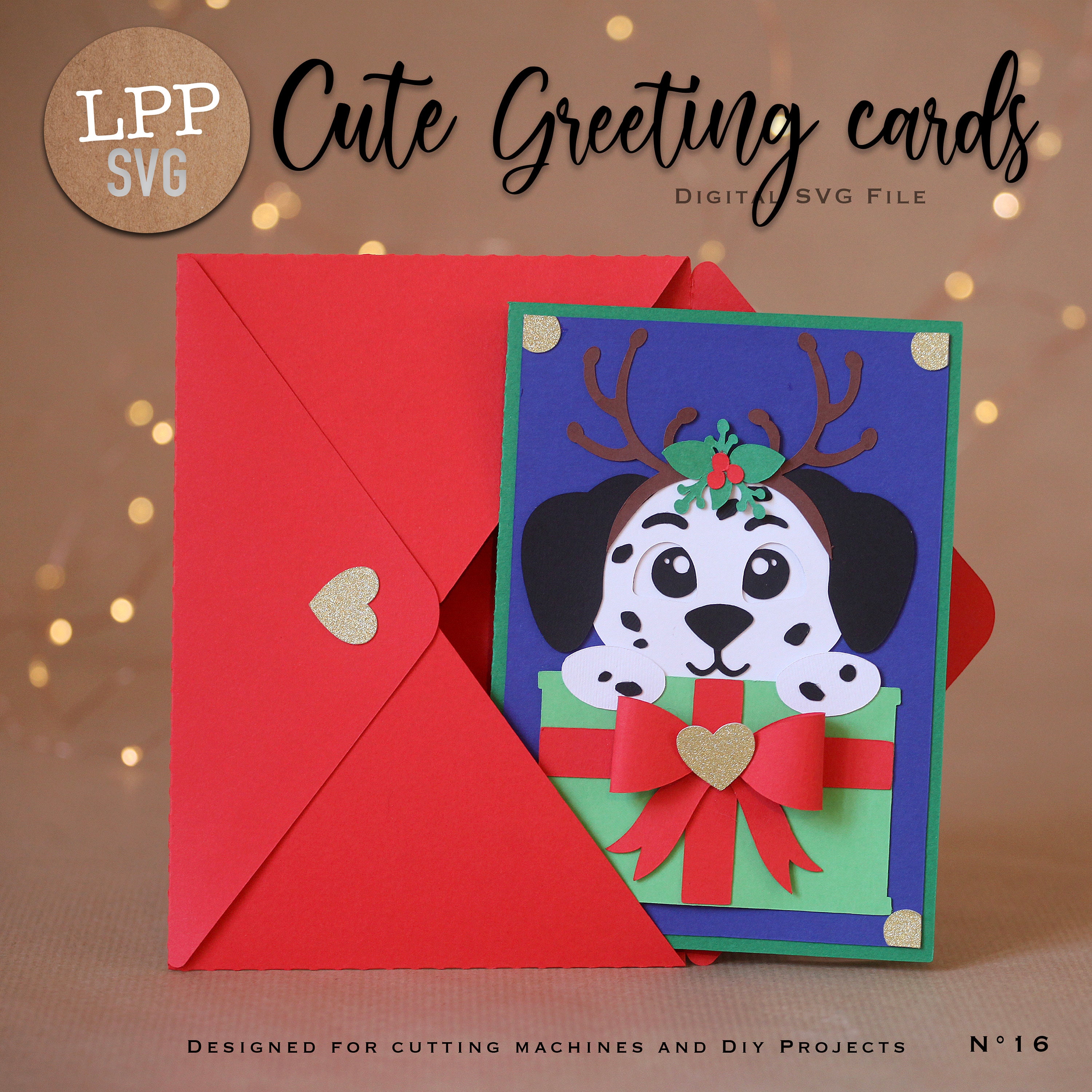 CUTE Greeting Cards SVG Set Instant Download Svg Project Etsy