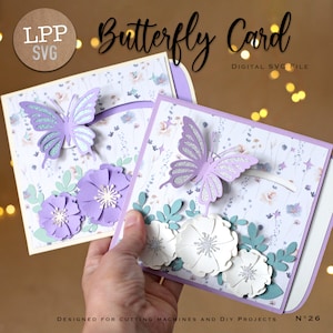 BUTTERFLY - 3D SVG | Instant Download | Project for Cricut, ScanNcut, Silhouette | LPPSVG