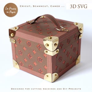 Glamour Explosion Box 3D SVG | Luxury Photo Memory Box Template for Cricut, ScanNCut & Silhouette | Assembly Video Included