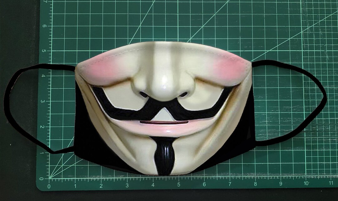 GUY FAWKES  2022 South Korea 2 oz Silver Guy Fawkes Mask Stacker Light