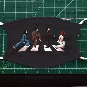 Beatles Silly Walks On Abbey Road Facemask