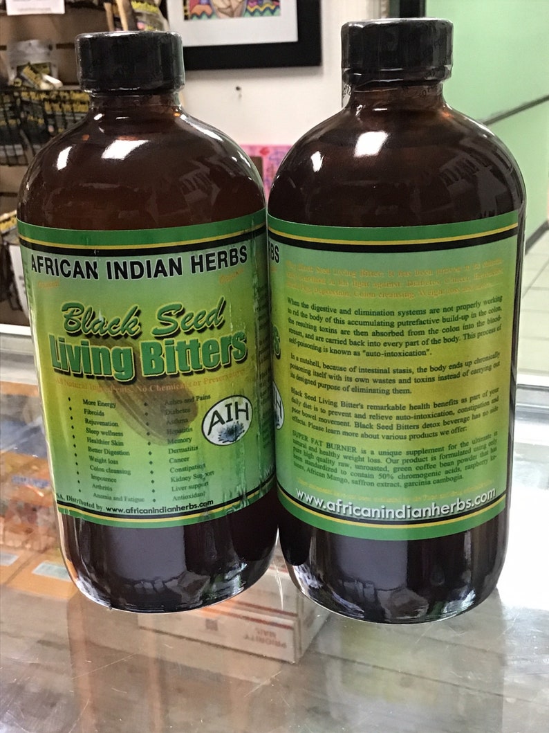 Black Seed living Bitters Etsy