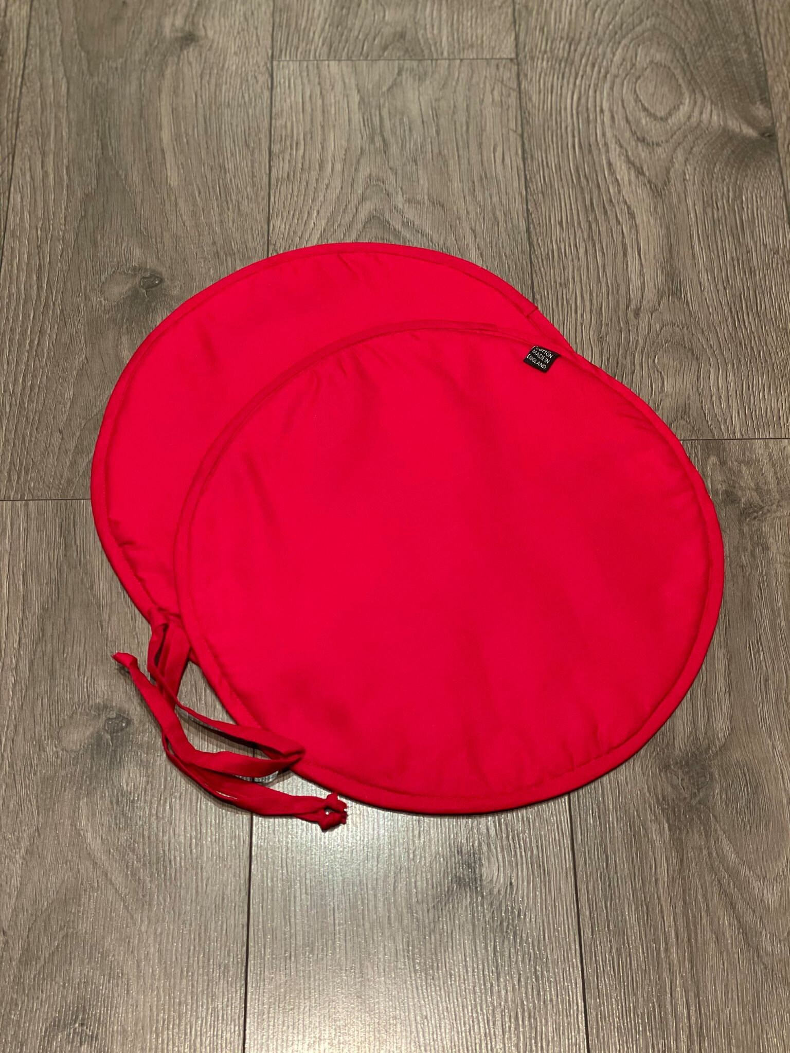 Aga Hob Lid Mat Pad Round Hob Cover With Straps Red Cherry Etsy UK