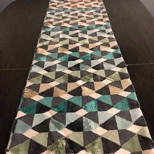 135 cm Lang Weihnachtstischläufer Velour Samt Tischläufer Tischdeko Weihnachtsgeschenk