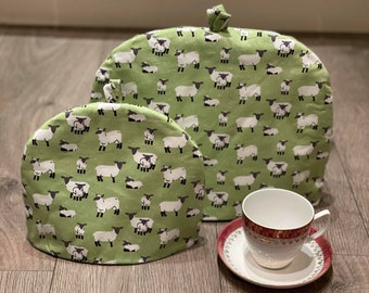 Sheep TEA COSY. Bumble Teapot Cover for a Retro Kitchen.