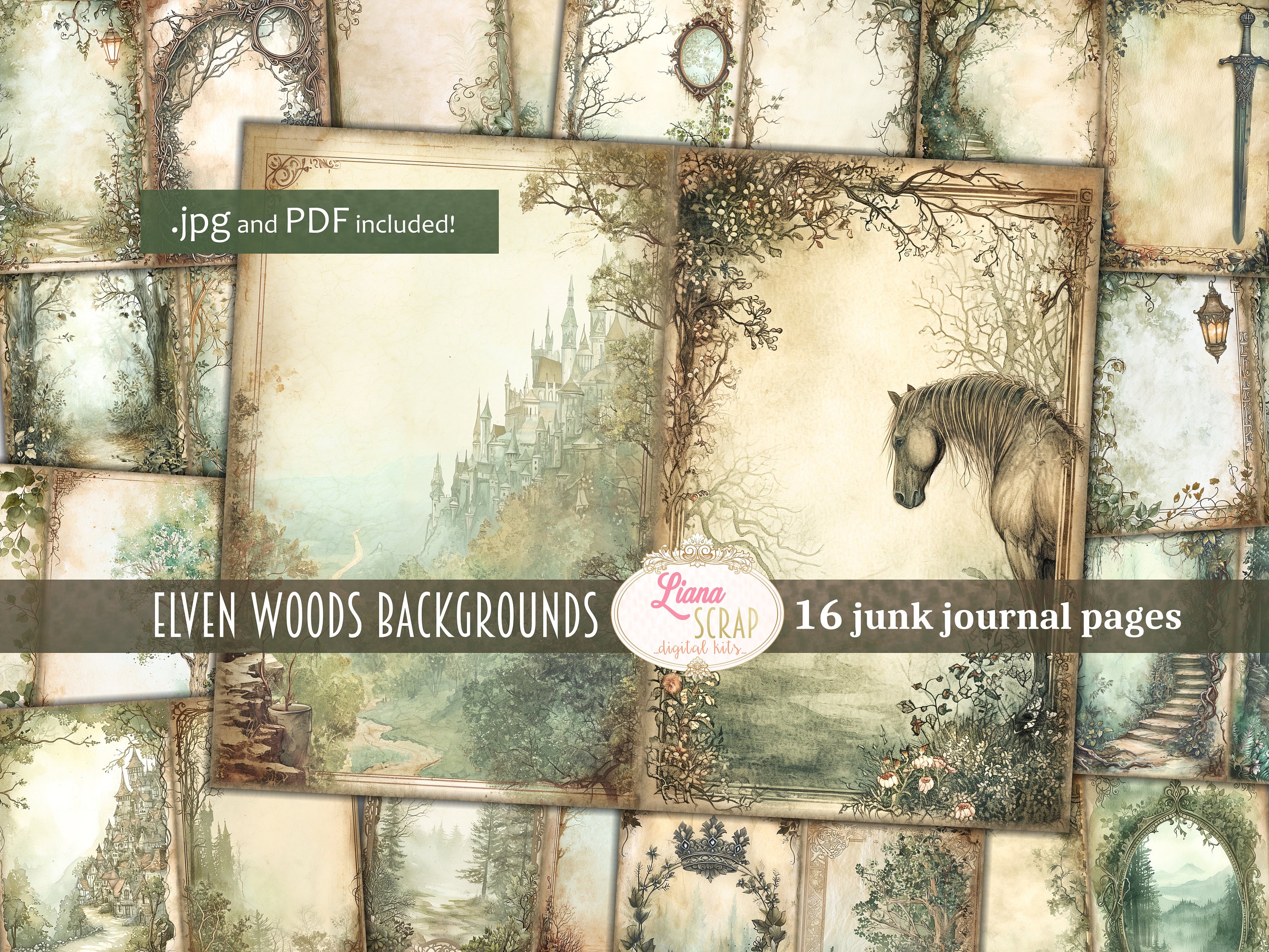 コラージュブック/ジャンクジャーナル/art Junk Journal 2025: 手作艺术与复古灵感