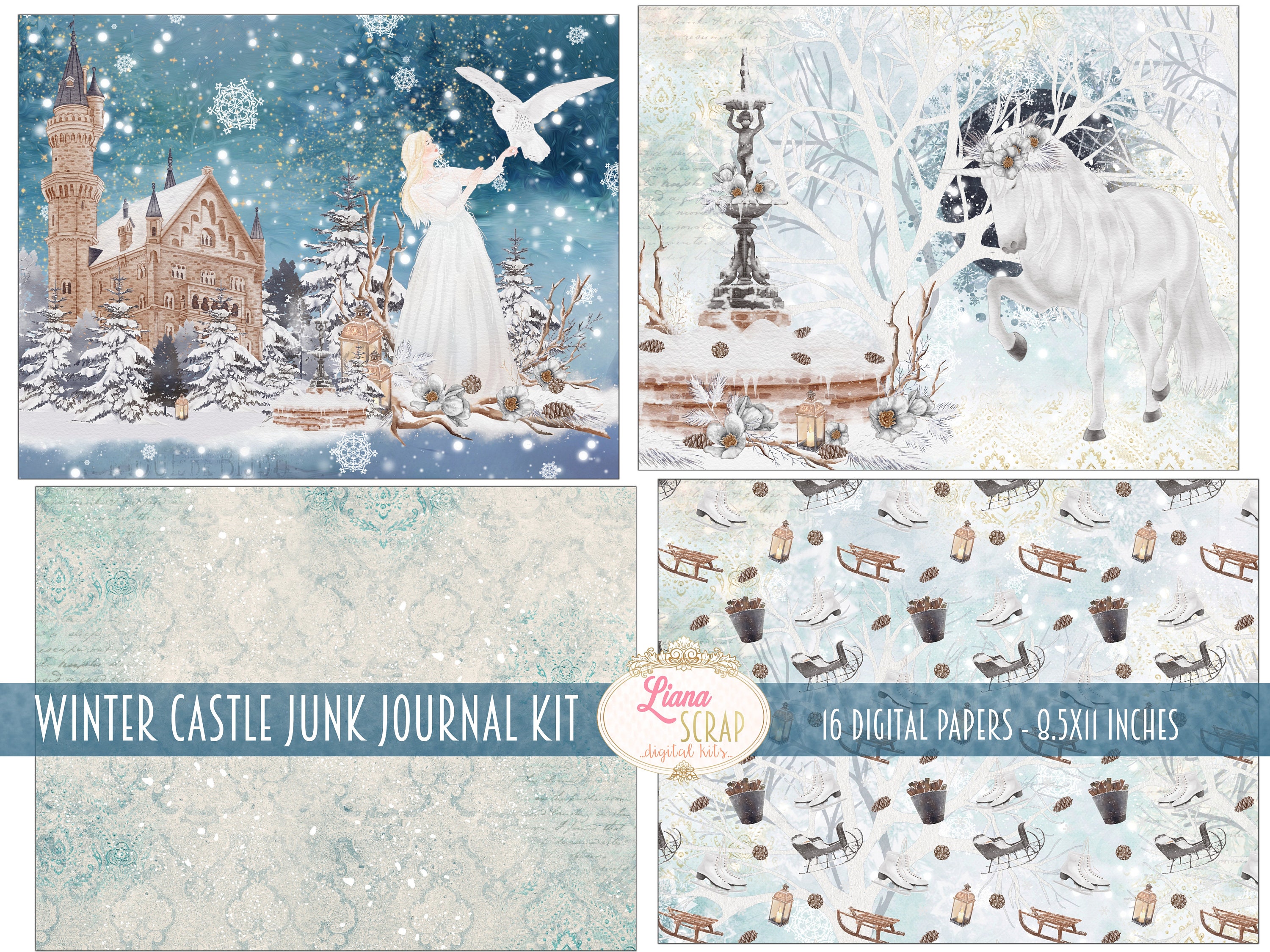 爆売りセール開催中！ junk journal .。.:*☆ snow drop 2 | www