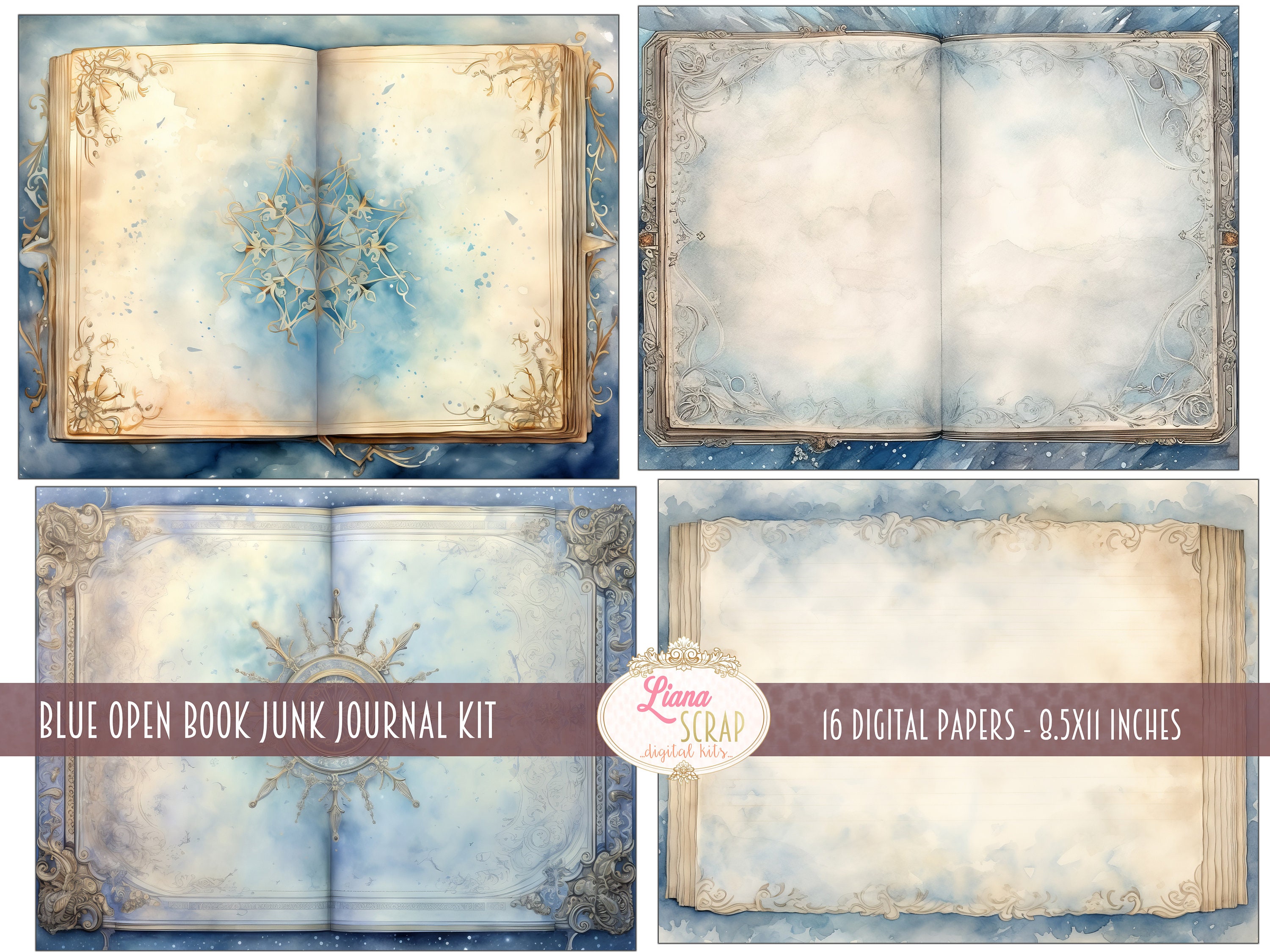 ブルーオープンブック、ジャンクジャーナルのブックセンターページ