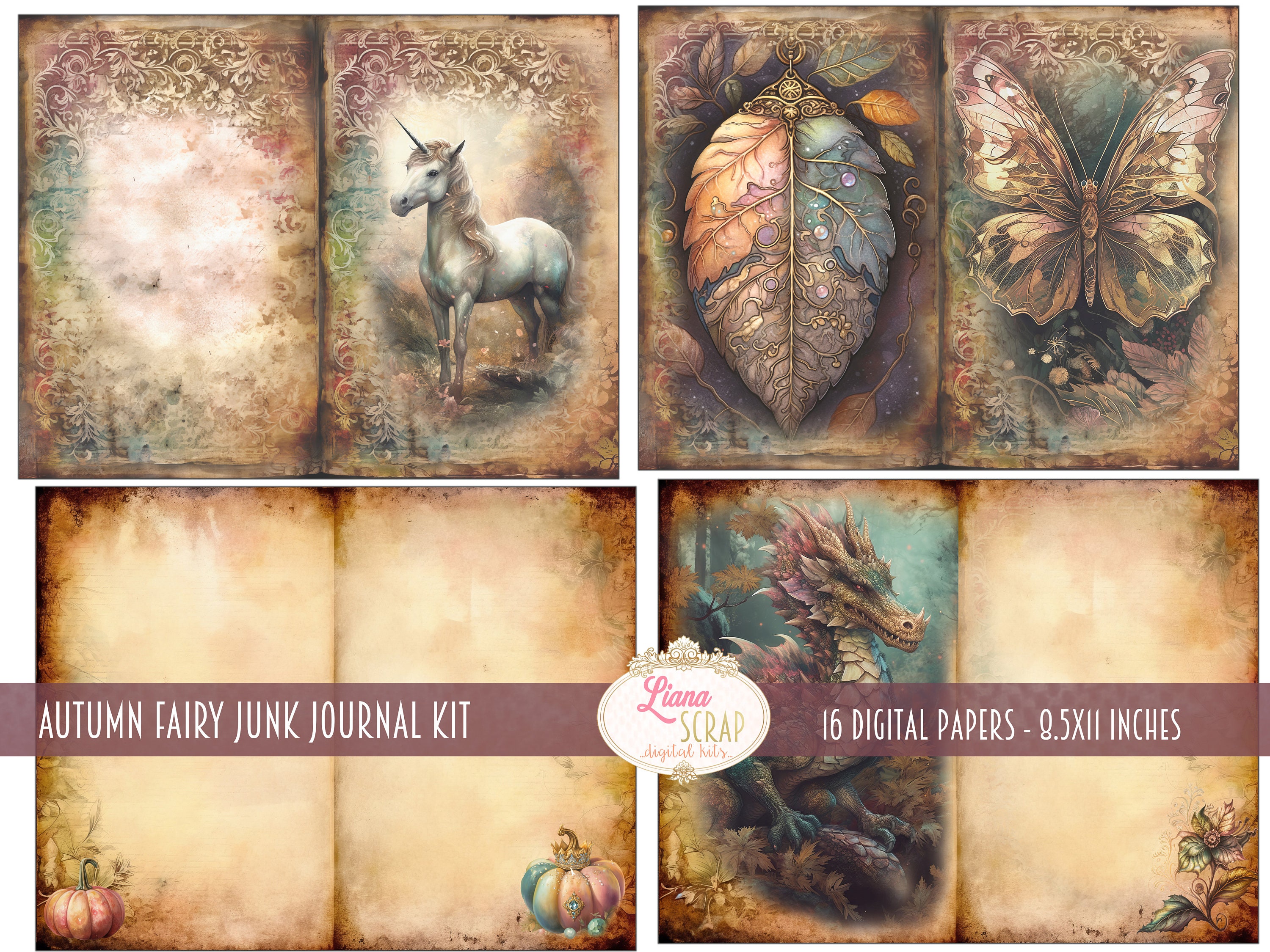 Fairy Garden Junk Journal Kit – CalicoCollage