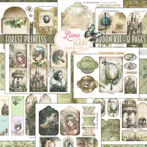 Forest Fairy Junk Journal Kit: Ephemera For Junk Journals Vintage