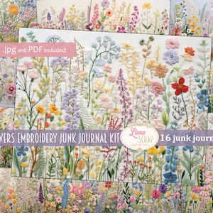 Thread Journal Embroidery Kit, Embroidery Journal Kits, Phenology Wheel Embroidery  Kit, 365 Days of Stitching, Stitch Journal Embroidery Kit 