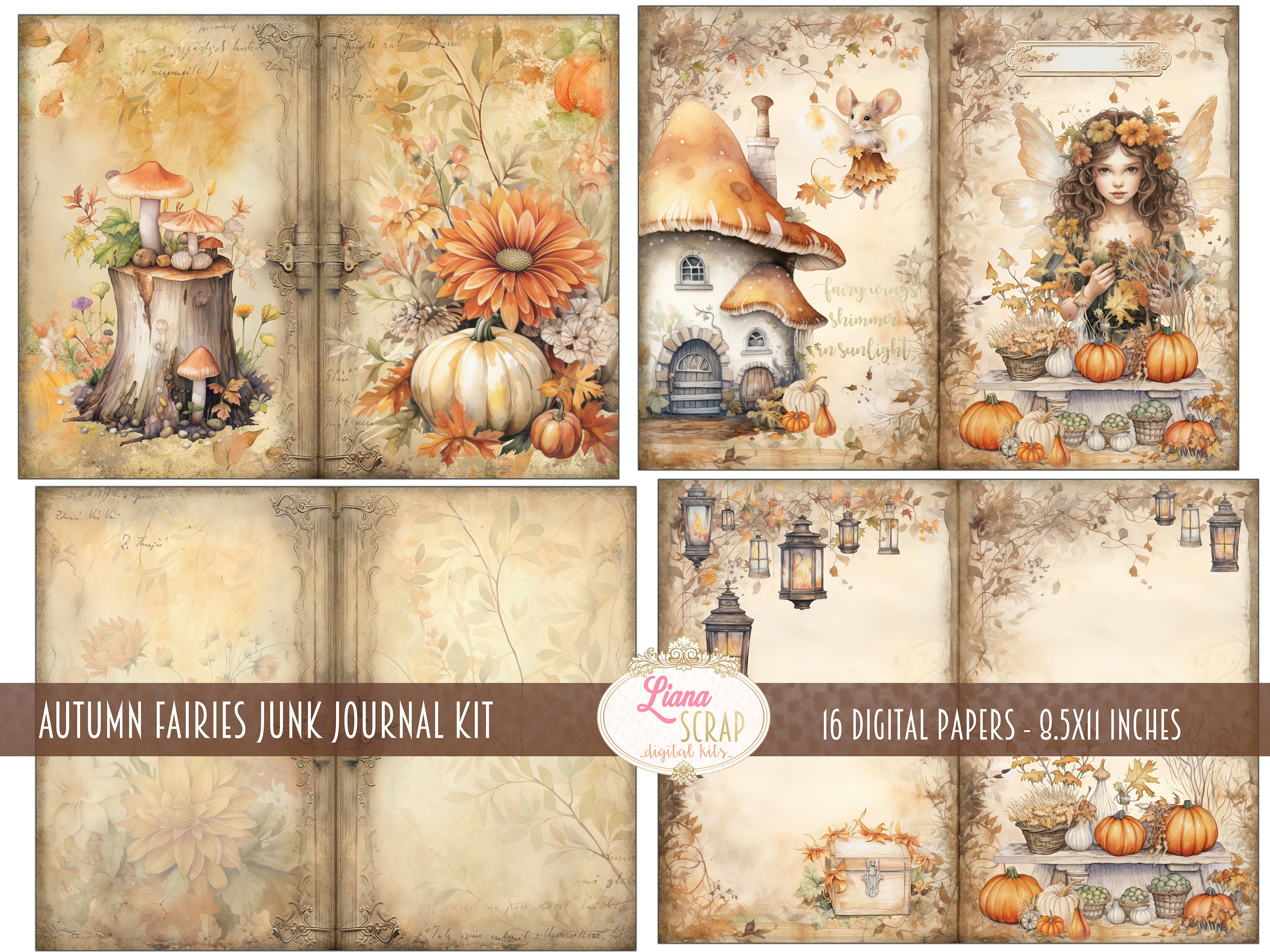 Hay Fever Digital Junk Journal Kit - Dannagirl's Designs