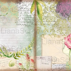 Plants and Herbs Botanical and Nature Junk Journal Digital Kit ...